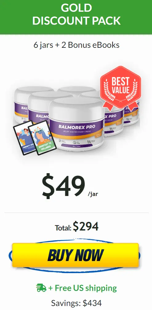 Balmorex Pro buy 6 jars best price